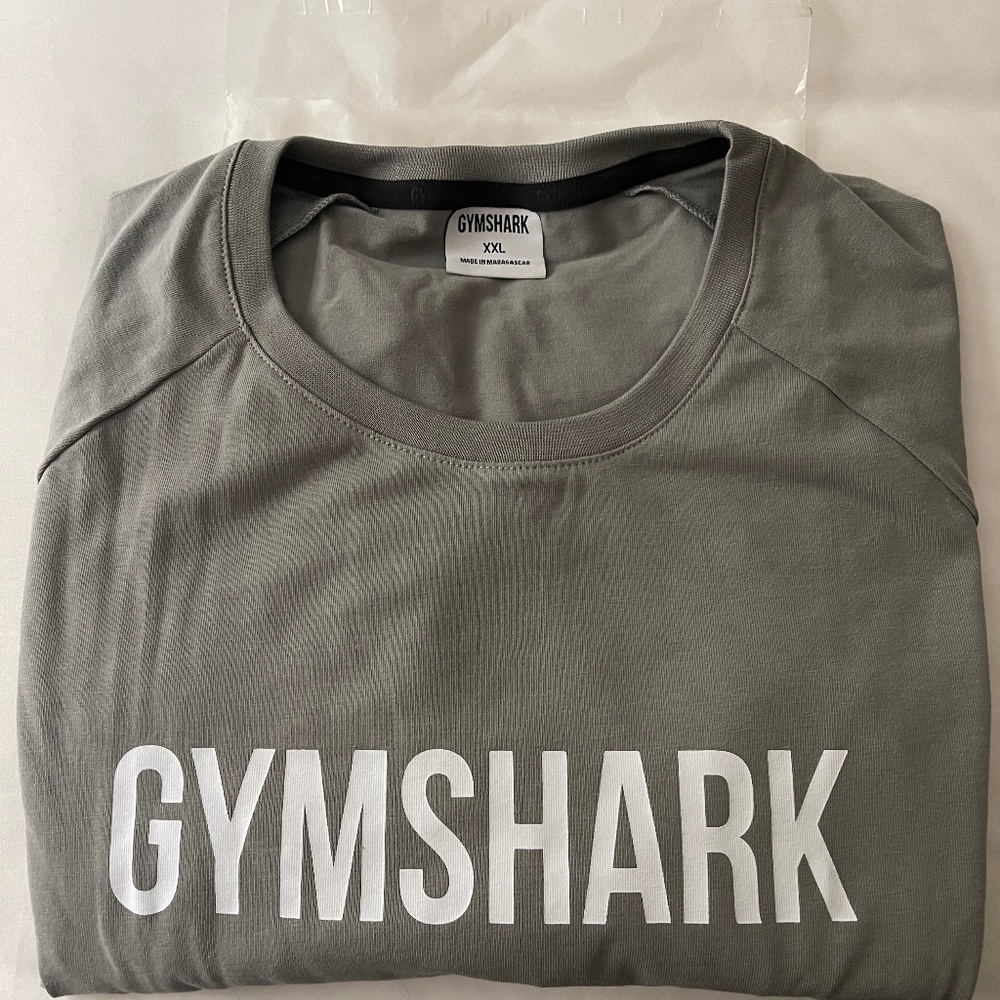 Gymshark Apollo T-shirt - Smokey Grey, XXL, New